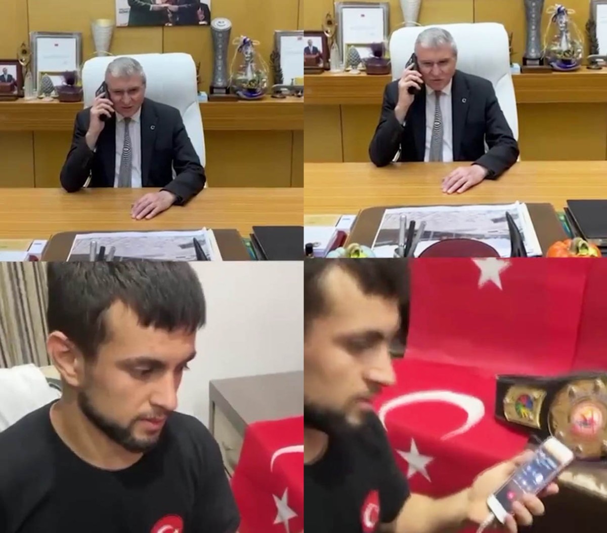 Dünyayı dize getiren Mükremin’e ilk telefon Yüce’den: “Türkiye seninle gurur duyuyor”
